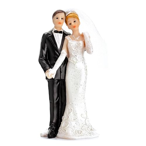 Decoraparty Tortenfigur Brautpaar für Hochzeitstorte Dekoration Figuren Hochzeit Tischdeko Hochzeit Mittelstück Hochzeit aus Harz - Höhe 11 cm Decoraparty Tortenfigur Brautpaar für Hochzeitstorte Dekoration Figuren Hochzeit Tischdeko Hochzeit Mittelstück Hochzeit aus Harz - Höhe 11 cm von Decoraparty
