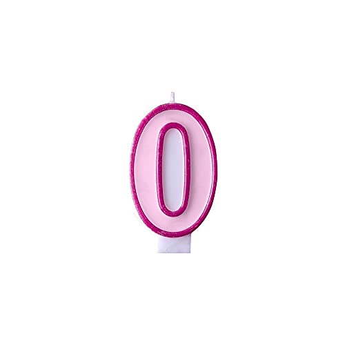 Geburtstagskerze Nummer 0 für Geburtstagskuchen, Wachskerze für Jungen, Mädchen, Mädchen, süß, Jahrestag, Party, Geburt, Gender Reveal, Höhe 7 cm Geburtstagskerze Nummer 0 für Geburtstagskuchen, Wachskerze für Jungen, Mädchen, Mädchen, süß, Jahrestag, Party, Geburt, Gender Reveal, Höhe 7 cm von Decoraparty