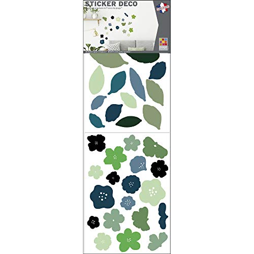 Dekoration, selbstklebend, Blumenmotiv, 1 Bogen 24 x 68 cm, Vynil, Grün, 24 x 68 cm Dekoration, selbstklebend, Blumenmotiv, 1 Bogen 24 x 68 cm, Vynil, Grün, 24 x 68 cm von Décoration adhésive