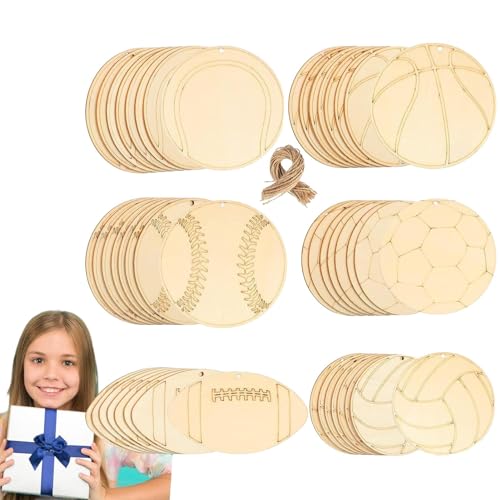 Basketball-Ausschnitte, -Ausschnitte, Fußball, Volleyball, Baseball, Basketball, Tennis, geformte Holzspäne für Sport-Motto-Party, Heimdekoration Basketball-Ausschnitte, -Ausschnitte, Fußball, Volleyball, Baseball, Basketball, Tennis, geformte Holzspäne für Sport-Motto-Party, Heimdekoration von Decorhome