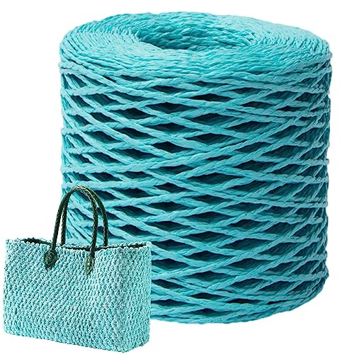 Bastband zum Basteln, Papierbastband, Strickdraht, natürliche Farbe, leicht zu schneiden, matte Textur für Hut, Dekoration, Spielzeug, Strandtasche Bastband zum Basteln, Papierbastband, Strickdraht, natürliche Farbe, leicht zu schneiden, matte Textur für Hut, Dekoration, Spielzeug, Strandtasche von Decorhome