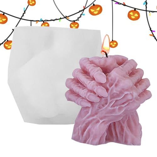 Decorhome Hexen-Handkerzen-Form – Kreative Armring-Kerzenwachs-Form, Seifenformen – Zombie-Handkerzen-Silikonform, kreative Kerzenwachs-Form, Seifenformen, Harzgussform, Hand-Silikonform Decorhome Hexen-Handkerzen-Form – Kreative Armring-Kerzenwachs-Form, Seifenformen – Zombie-Handkerzen-Silikonform, kreative Kerzenwachs-Form, Seifenformen, Harzgussform, Hand-Silikonform von Decorhome