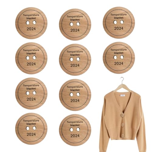 Decorhome Holzknöpfe, einzigartige Knöpfe, Holzknöpfe, Vintage-Knöpfe mit 2 Löchern zum Nähen, Basteln, dekorative Knöpfe für Decken, Pullover Decorhome Holzknöpfe, einzigartige Knöpfe, Holzknöpfe, Vintage-Knöpfe mit 2 Löchern zum Nähen, Basteln, dekorative Knöpfe für Decken, Pullover von Decorhome