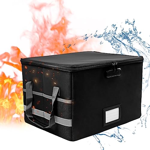 Feuerfeste Dokumentensafe Box - Feuerfeste Dokumententasche Feuerfeste Box - Wasserdichte Aufbewahrungsbox mit Schloss und Griff, Tragbarer Aktenschrank für Bargeld, Akte, Rechtsmappe Feuerfeste Dokumentensafe Box - Feuerfeste Dokumententasche Feuerfeste Box - Wasserdichte Aufbewahrungsbox mit Schloss und Griff, Tragbarer Aktenschrank für Bargeld, Akte, Rechtsmappe von Decorhome
