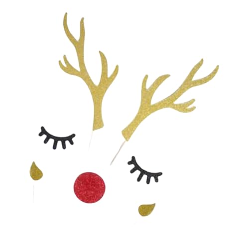 Geweih-Kuchenaufsatz – Hirschgeweih & Hasenohren Kuchendekoration | Festliche Kuchen-Dessert-Topper | Kuchendekorationszubehör für Geburtstage und besondere Anlässe | Niedliches Geweih-Kuchenaufsatz – Hirschgeweih & Hasenohren Kuchendekoration | Festliche Kuchen-Dessert-Topper | Kuchendekorationszubehör für Geburtstage und besondere Anlässe | Niedliches von Decorhome