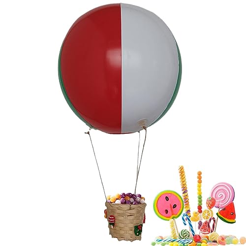 Heißluftballonkorb, Heißluftballon-gewebter Rattankorb, Heißluftballon-Dekorationen für Mittelstück, Foto-Requisiten, Heißluftballon-Baoo-Korb für Kinderzimmer, Vorschule, Ornament Heißluftballonkorb, Heißluftballon-gewebter Rattankorb, Heißluftballon-Dekorationen für Mittelstück, Foto-Requisiten, Heißluftballon-Baoo-Korb für Kinderzimmer, Vorschule, Ornament von Decorhome