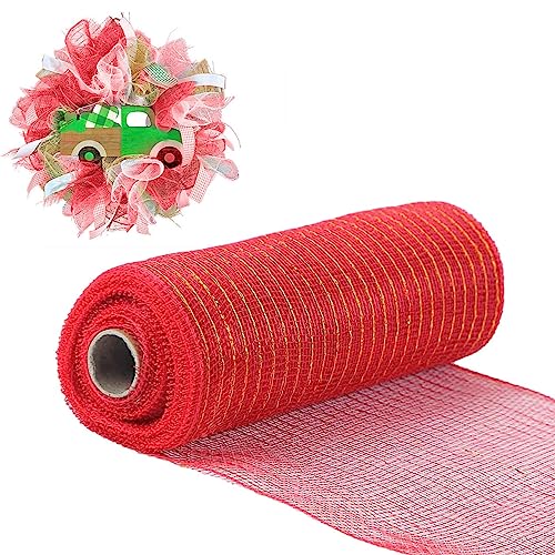 Netzband – Drahtband aus Netzstoff, Poly-Mesh-Wickelband, atmungsaktiv, buntes Poly-Mesh-Band, Dekoration, weiche Bastelarbeiten, Dekorationsschleifen von Decorhome