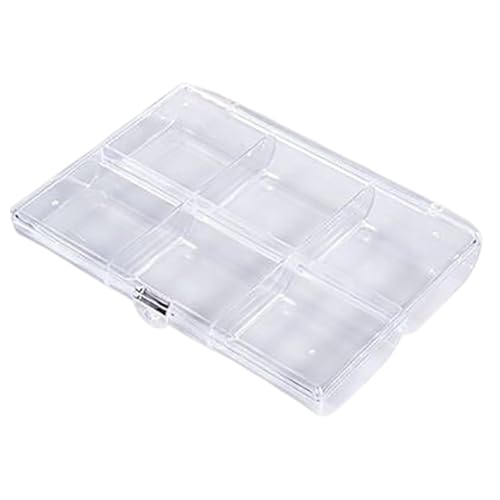 Schmuck-Organizer aus transparentem Acryl, tragbare Reise-Schmuckschatulle, Mehrzweck-Aufbewahrung, unabhängige Fächer für Ringe, Armbänder, Halsketten Schmuck-Organizer aus transparentem Acryl, tragbare Reise-Schmuckschatulle, Mehrzweck-Aufbewahrung, unabhängige Fächer für Ringe, Armbänder, Halsketten von Decorhome
