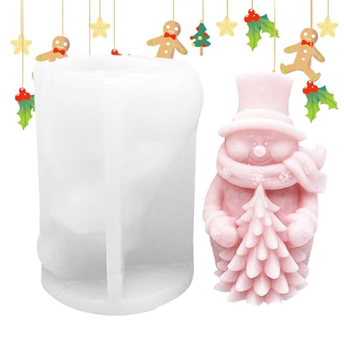 Silikonform | Kerzenherstellung, Kunsthandwerk aus Silikonharz, Gießformen – exquisite Kerzenformen, Weihnachtsmotiv, Form für Kerzen, Tafelaufsatz von Decorhome