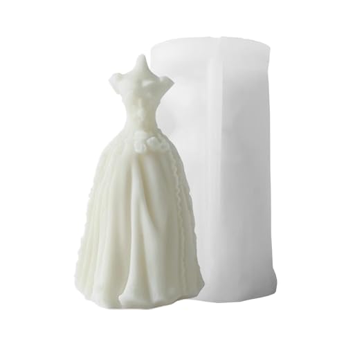 Silikonform für Seifenscheiben – Herstellung von Hochzeitskleidern, Seifenkerzen, Epoxidharz-Gussformen, Hochzeitskleid, Harzgussform für die Herstellung von Ton Silikonform für Seifenscheiben – Herstellung von Hochzeitskleidern, Seifenkerzen, Epoxidharz-Gussformen, Hochzeitskleid, Harzgussform für die Herstellung von Ton von Decorhome