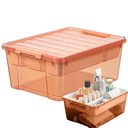 Spielzeug-Aufbewahrungsbehälter, Ziegelstein-Box mit Deckel, platzsparend, stapelbar, transparente Verriegelungsboxen für Büros, Küchen, Wohnzimmer, Spielzeug-Aufbewahrungsbox, Sortierbox Spielzeug-Aufbewahrungsbehälter, Ziegelstein-Box mit Deckel, platzsparend, stapelbar, transparente Verriegelungsboxen für Büros, Küchen, Wohnzimmer, Spielzeug-Aufbewahrungsbox, Sortierbox von Decorhome