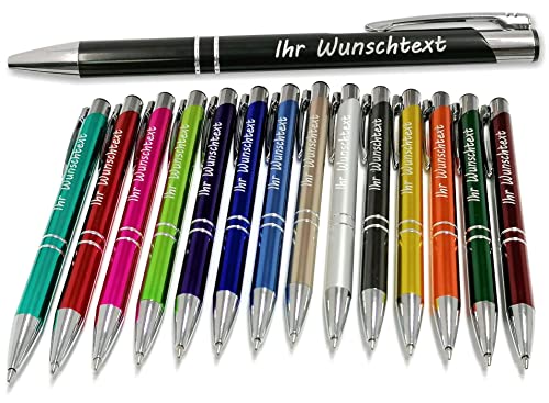 Kugelschreiber mit Gravur - Geschenk hochwertig für jeden. Personalisierter kugelschreiber perfekt als Werbegeschenke, Firmenartikel, Partygeschenke - große Eröffnungen und Messen - Menge: 10 von DecorsConcept