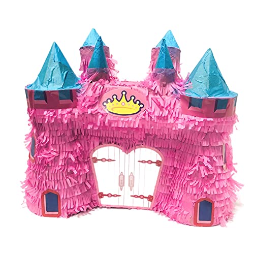 Pinata Märchen-Schloß zum Befüllen und Aufhängen zur Party-Deko, Kinder-Geburtstag, Maße: 40 x 36 x 15 cm Pinata Märchen-Schloß zum Befüllen und Aufhängen zur Party-Deko, Kinder-Geburtstag, Maße: 40 x 36 x 15 cm von Decotrend-Line
