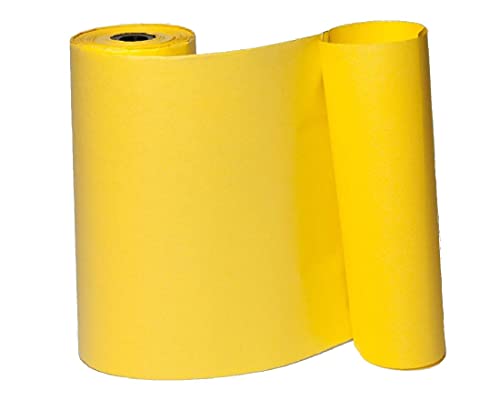 Manschettenpapier, Breite 25cm, Länge 100 Meter, gelb, Rolle 0,25 x 100 m von Decpero