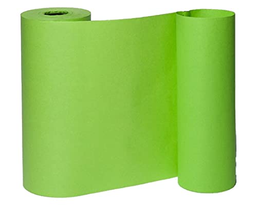 Manschettenpapier, Breite 25cm, Länge 100 Meter, grün, Rolle 0,25 x 100 m von Decpero