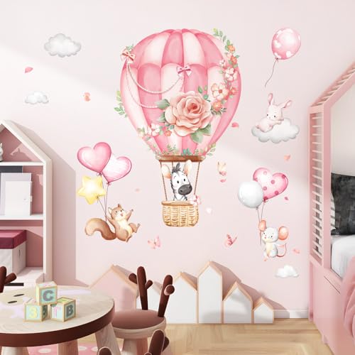 Decvictor Wandtattoo Tier Heißluftballon Wandaufkleber Zebra Eichhörnchen Kaninchen Wandsticker Kinderzimmer Babyzimmer Mädchenzimmer Wanddeko Decvictor Wandtattoo Tier Heißluftballon Wandaufkleber Zebra Eichhörnchen Kaninchen Wandsticker Kinderzimmer Babyzimmer Mädchenzimmer Wanddeko von Decvictor