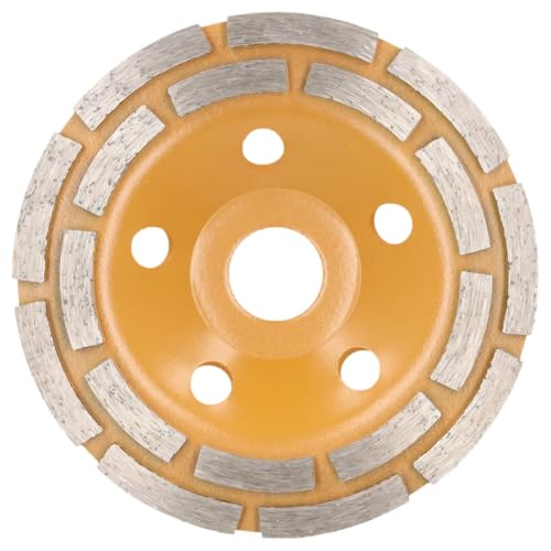 Diamantschleifscheibe DEDRA, doppelte Segmente, 125 mm / 22,2 mm DYNAMIC zum Trockenschleifen von Beton, Steinen und Bauderivaten, geeignet für den Dauereinsatz Diamantschleifscheibe DEDRA, doppelte Segmente, 125 mm / 22,2 mm DYNAMIC zum Trockenschleifen von Beton, Steinen und Bauderivaten, geeignet für den Dauereinsatz von Dedra