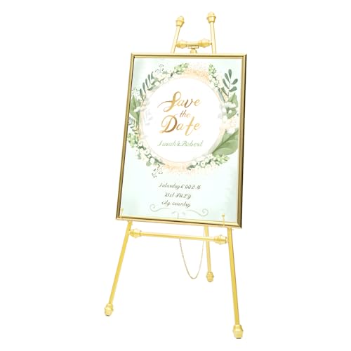 2 Stück Staffelei Ständer Staffelei Display Ständer für Hochzeitsschild & Poster, Goldene Display-Halter mit Haken, Gold Hochzeit Staffeleien für Willkommensschilder 2 Stück Staffelei Ständer Staffelei Display Ständer für Hochzeitsschild & Poster, Goldene Display-Halter mit Haken, Gold Hochzeit Staffeleien für Willkommensschilder von DeeDuud