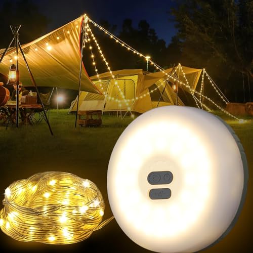 Lumelia Aufrollbare Lichterkette, 10 m Lumelia Lichterkette, Lichterkette Camping Aufrollbar Rechargeable via USB, IP65 Wasserdicht Camping Licht Dimmbar für Camping, Garten und Wandern Lumelia Aufrollbare Lichterkette, 10 m Lumelia Lichterkette, Lichterkette Camping Aufrollbar Rechargeable via USB, IP65 Wasserdicht Camping Licht Dimmbar für Camping, Garten und Wandern von Deedlite