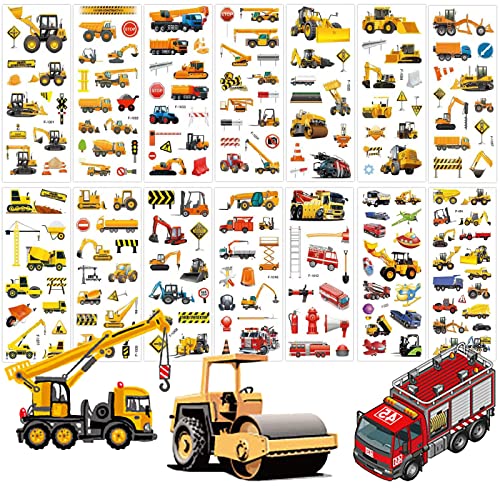 Deen 3D Aufkleber für Kinder & Kleinkinder 14 Blätter ,Puffy Auto Bagger Sticker für Mädchen Jungen,Fahrzeug Bagger Belohnungssticker für Kinder Mitgebsel Kindergeburtstag Gastgeschenke Party, 17*7cm Deen 3D Aufkleber für Kinder & Kleinkinder 14 Blätter ,Puffy Auto Bagger Sticker für Mädchen Jungen,Fahrzeug Bagger Belohnungssticker für Kinder Mitgebsel Kindergeburtstag Gastgeschenke Party, 17*7cm von Deen