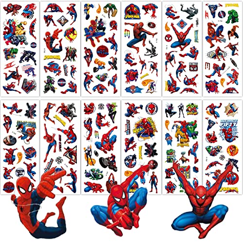 Deen Aufkleber Kinder 12 Blätter Set,Spiderman 3D Sticker Set, Jungen Mädchen Relief Stickers,Belohnung Kindersticker für Geburtstag Mitgebsel Gastgeschenke DIY Scrapbooking Geschenkdeko, 17*7cm Deen Aufkleber Kinder 12 Blätter Set,Spiderman 3D Sticker Set, Jungen Mädchen Relief Stickers,Belohnung Kindersticker für Geburtstag Mitgebsel Gastgeschenke DIY Scrapbooking Geschenkdeko, 17*7cm von Deen