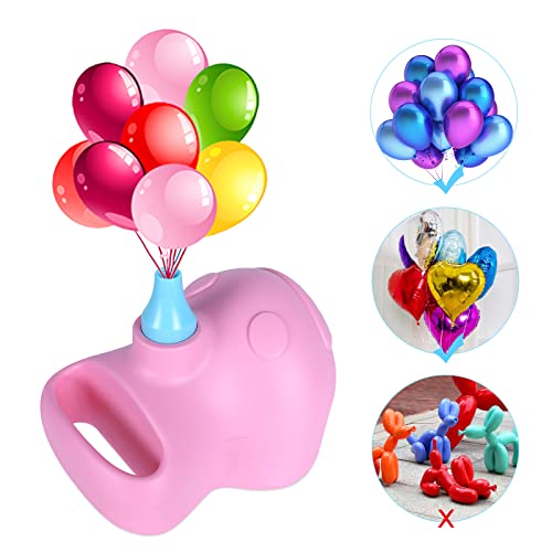 Deeplee Elektrische Luftballonpumpe, Aufblasgerät Ballonpumpe für Party, Geburtstag, Hochzeit und Festivaldekoration von Deeplee