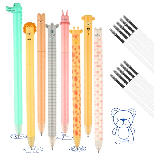 Radierbarer Kugelschreiber 18 Stück, Radierbare Stifte 0.7mm mit 10 Ersatzminen,Radierbare Gelstifte, Blau Tierstifte, Wegradierbare stifte, Radierbaren Gelstifte Set für Kinder,Schule, Schultüte,Büro Radierbarer Kugelschreiber 18 Stück, Radierbare Stifte 0.7mm mit 10 Ersatzminen,Radierbare Gelstifte, Blau Tierstifte, Wegradierbare stifte, Radierbaren Gelstifte Set für Kinder,Schule, Schultüte,Büro von Deepton