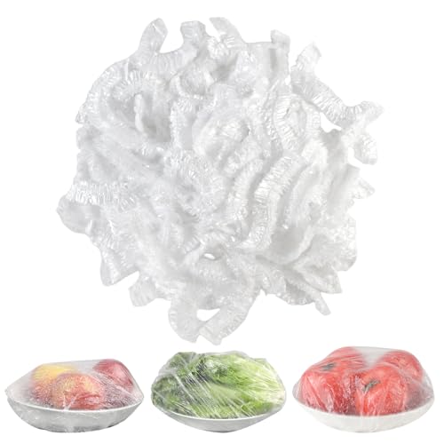 200 Stück Frischhaltebeutel, Frischhaltefolie mit Gummizug, Elastische Abdeckhauben für Lebensmittel, Wiederverwendbare Frischhaltebeutel Kunststoff, Versiegelungsbeutel, Einweg Duschhaube 200 Stück Frischhaltebeutel, Frischhaltefolie mit Gummizug, Elastische Abdeckhauben für Lebensmittel, Wiederverwendbare Frischhaltebeutel Kunststoff, Versiegelungsbeutel, Einweg Duschhaube von Deepton