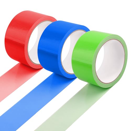3 Rollen Panzertape, Panzerband Extra Stark, Klebeband Farbig, Gewebeband Bunt, 10m X 50mm Duct Tape, Reparaturband für Reparaturen Industrielle, Gewebeklebeband für Kunsthandwerk Farbcodierung Diy 3 Rollen Panzertape, Panzerband Extra Stark, Klebeband Farbig, Gewebeband Bunt, 10m X 50mm Duct Tape, Reparaturband für Reparaturen Industrielle, Gewebeklebeband für Kunsthandwerk Farbcodierung Diy von Deepton