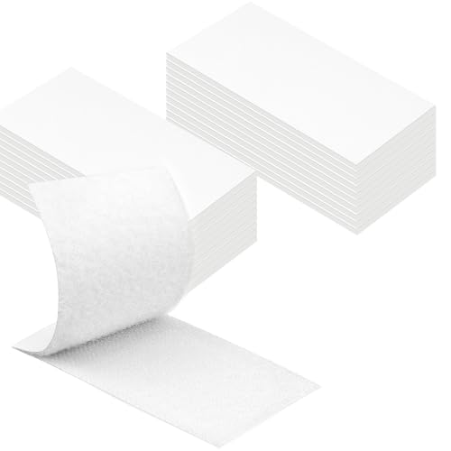 30 Stück Klettband Selbstklebend Extra Stark, Klettverschluss zum Kleben, Doppelseitig Klettverschluss Selbstklebend, Klebepads Für Wände, Tür, Boden, Kunststoffe, Gläser, Metalle(5 x 10cm, Weiß) 30 Stück Klettband Selbstklebend Extra Stark, Klettverschluss zum Kleben, Doppelseitig Klettverschluss Selbstklebend, Klebepads Für Wände, Tür, Boden, Kunststoffe, Gläser, Metalle(5 x 10cm, Weiß) von Deepton
