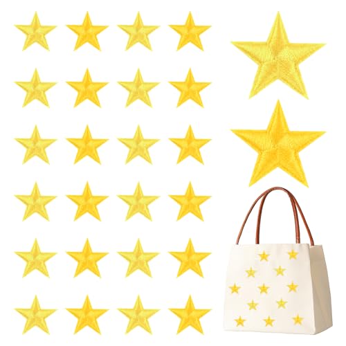 40 Stück Goldene Sterne Bügelbilder für Textilien, 2.9 cm Sterne Aufnäher Klein zum Aufbügeln, Bestickte Applikationen zum Aufbügeln, Patches Verzierungen für Kleidung, Röcke, Hüte, Rucksäcke, Jeans 40 Stück Goldene Sterne Bügelbilder für Textilien, 2.9 cm Sterne Aufnäher Klein zum Aufbügeln, Bestickte Applikationen zum Aufbügeln, Patches Verzierungen für Kleidung, Röcke, Hüte, Rucksäcke, Jeans von Deepton