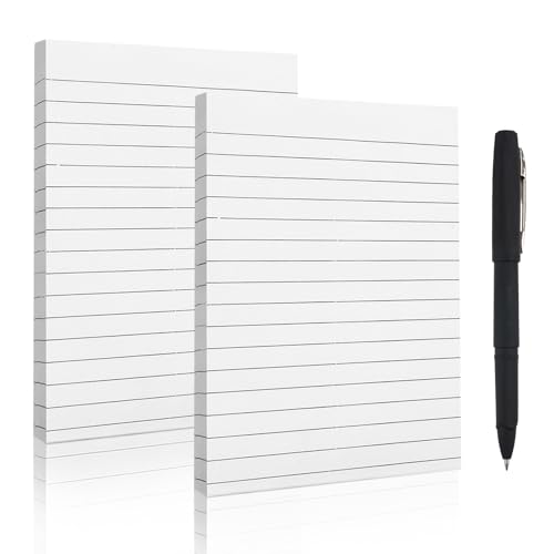 Deepton Haftnotizen, 100x150mm Notizzettel Selbstklebende Klebezettel, Sticky Notes Seitenmarker Page Marker für To Do Liste Büro Haushalt Schule 200 Blatt von Deepton