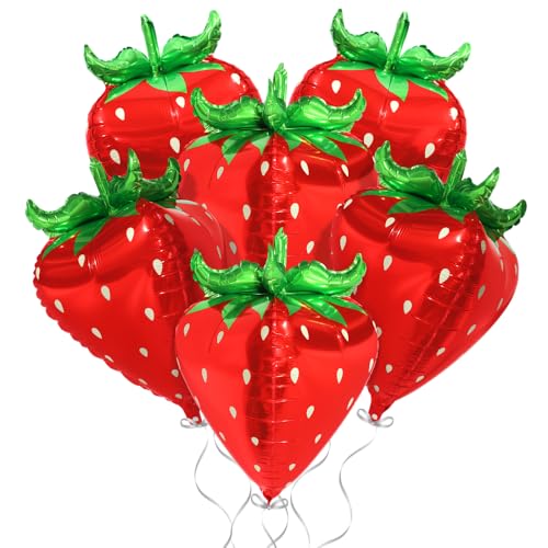 Deermoon 4D-Jumbo-Ballon, tropischer Erdbeer-Ballon, Frühling, Sommer, Beere, süße Früchte, Cartoon-Erdbeer-Ballons für Babyparty, Hochzeit, Geschlechtsoffenbarung, Geburtstagsparty, Dekoration Deermoon 4D-Jumbo-Ballon, tropischer Erdbeer-Ballon, Frühling, Sommer, Beere, süße Früchte, Cartoon-Erdbeer-Ballons für Babyparty, Hochzeit, Geschlechtsoffenbarung, Geburtstagsparty, Dekoration von Deermon