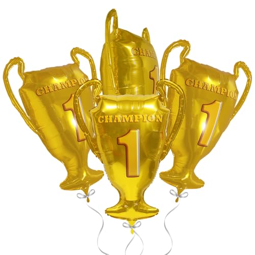 Gold Championship Trophäen-Ballons, Champion der erste Preis, Sport-Folienballon für Basketball, Fußball, Jahrestag, Geburtstag, Spiele, Feier, Abschlussfeier, Party-Dekorationen Gold Championship Trophäen-Ballons, Champion der erste Preis, Sport-Folienballon für Basketball, Fußball, Jahrestag, Geburtstag, Spiele, Feier, Abschlussfeier, Party-Dekorationen von Deermon