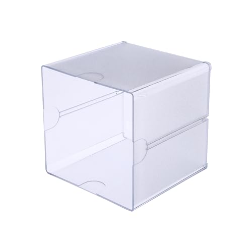 Deflecto Aufbewahrungsbox Cube, 153 x 153 x 153 mm, aus glasklarem Polystyrol, erweiterbar, Bürozubehör, Büroklammern, Stifte-Box Deflecto Aufbewahrungsbox Cube, 153 x 153 x 153 mm, aus glasklarem Polystyrol, erweiterbar, Bürozubehör, Büroklammern, Stifte-Box von Deflecto