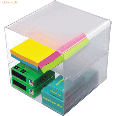Deflecto Trennung einzeln für Organiser Cube transparent von Deflecto