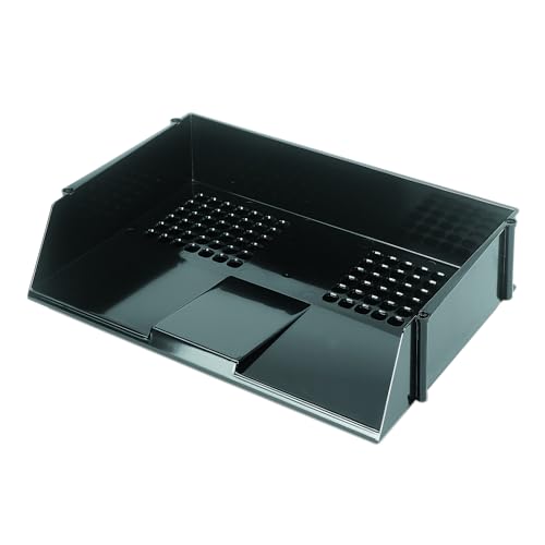 Deflecto Value Wide Entry Briefablage, Schwarz von Deflecto
