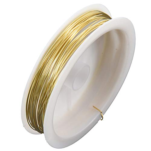 Dehumi Farbiger Messingdraht Gold 9M X 0.5Mm Dehumi Farbiger Messingdraht Gold 9M X 0.5Mm von Dehumi