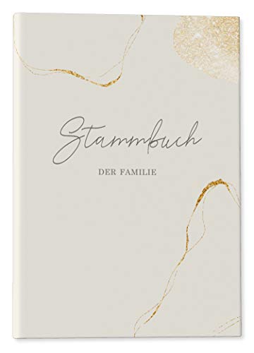 DeinWeddingshop Stammbuch der Familie - Familienstammbuch Hochzeit Standesamt - Lovebirds - Hardcover (16x21cm, UNPERSONALISIERT) von DeinWeddingshop