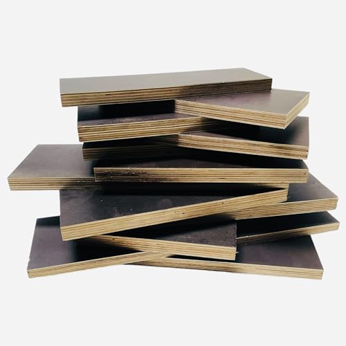 DeinZuschnitt24 Hochwertige Holz Siebdruckplatten 12-21mm - Wasserfest & Vielseitig für Möbel, Anhänger und Mehr (10 kg) von DeinZuschnitt24