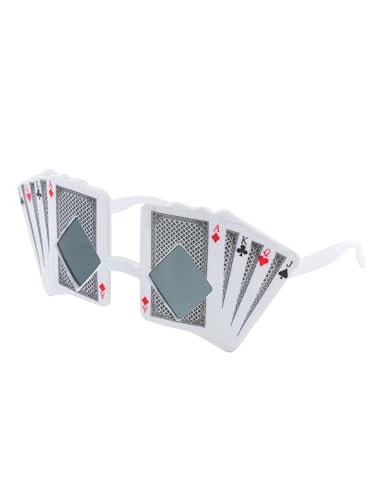 Brille Poker schwarz/weiß/rot Brille Poker schwarz/weiß/rot von Deiters