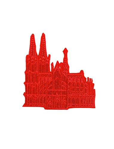 Deiters Aufnäher/Bügelbild Kölner Dom 8cm rot Deiters Aufnäher/Bügelbild Kölner Dom 8cm rot von Deiters