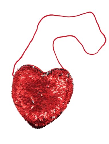 Tasche Herz Pailletten rot/Silber Tasche Herz Pailletten rot/Silber von Deiters