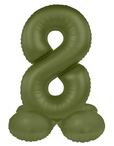Deitert Stehende Zahlenluftballons Grün von 0 bis 9-41cm Acht Deitert Stehende Zahlenluftballons Grün von 0 bis 9-41cm Acht von Deitert