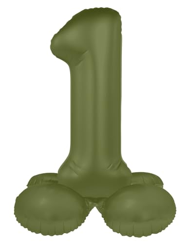 Deitert Stehende Zahlenluftballons Grün von 0 bis 9-41cm Eins Deitert Stehende Zahlenluftballons Grün von 0 bis 9-41cm Eins von Deitert