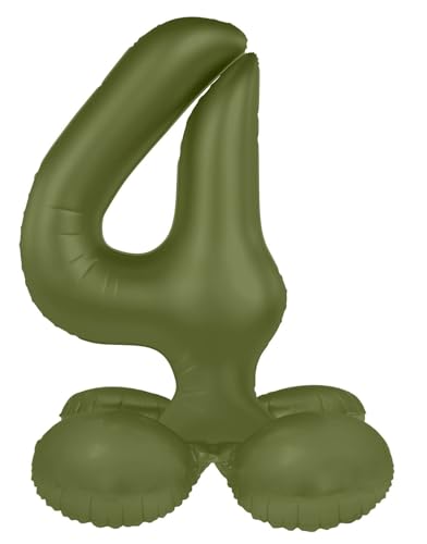 Deitert Stehende Zahlenluftballons Grün von 0 bis 9-72cm Vier Deitert Stehende Zahlenluftballons Grün von 0 bis 9-72cm Vier von Deitert