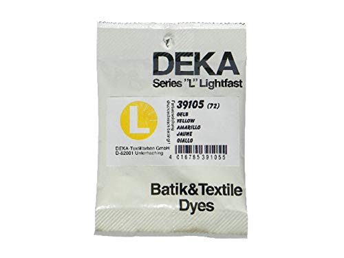 NEU Textilfarbe / Batikfarben / Stoff-Färbefarben, Serie L, 10g, Tiefschwarz von Deka Textil-Farben GmbH