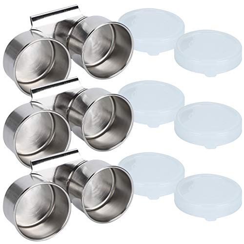 Dekaim Artist Doppel-Mischbecher aus Edelstahl, doppelte Ölmalpalette, Becher mit Deckel, 3er-Pack Künstler-Mischdose Dekaim Artist Doppel-Mischbecher aus Edelstahl, doppelte Ölmalpalette, Becher mit Deckel, 3er-Pack Künstler-Mischdose von Dekaim