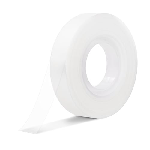Dekaim Beschreibbares Klebeband, Leicht Abreißbar, Transparent, Tragbar, PVC, Zum Beschriften, Für Schüler, Schulbüros(Weiß) von Dekaim