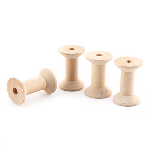 Dekaim Holzspulen,10 Stück Holz Leere Leere Spulen Garnrolle Natürliche Gewebte Drahtspulen Holzfarbe,Spulen Mit Natürlicher Holzfarbe Dekaim Holzspulen,10 Stück Holz Leere Leere Spulen Garnrolle Natürliche Gewebte Drahtspulen Holzfarbe,Spulen Mit Natürlicher Holzfarbe von Dekaim